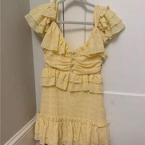 Tularosa Sunny Yellow Dress